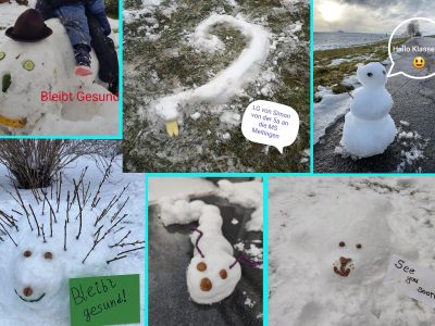 Schneegrüße der Klasse 5a